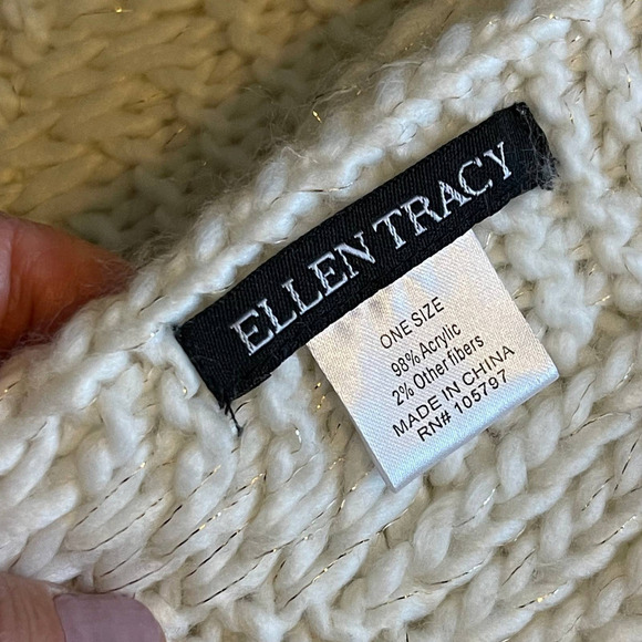 ELLEN TRACY Women's Knit Scarf - Picture 2 of 6